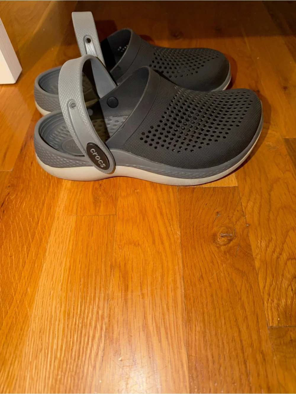 CROCS Kids Water Shoes in Black and Gray